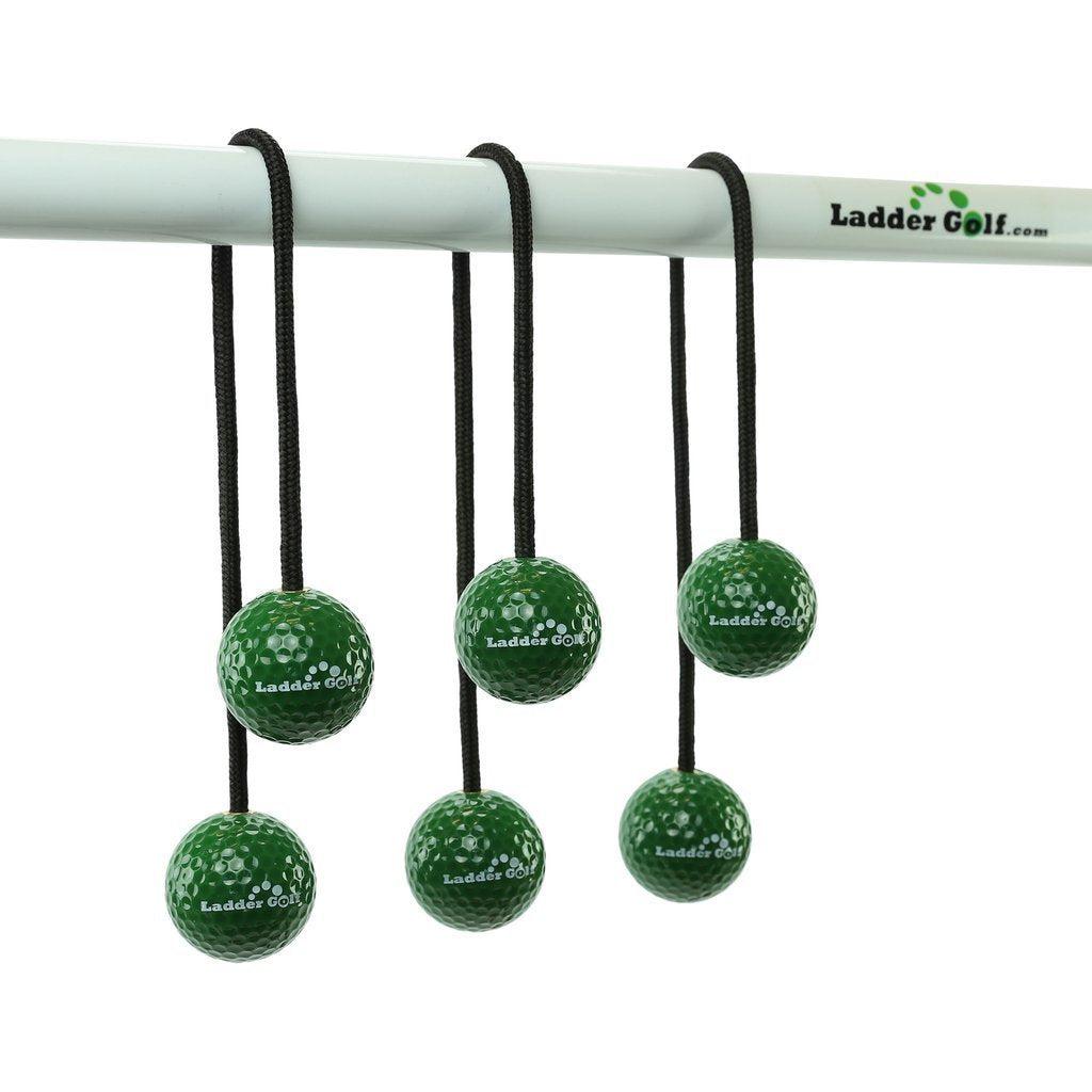 Laddergolf | Stigegolf | Ekstra bolaer -Sort snor-Tilbehør-Uber Games-Grønn-Kvalitetstid AS