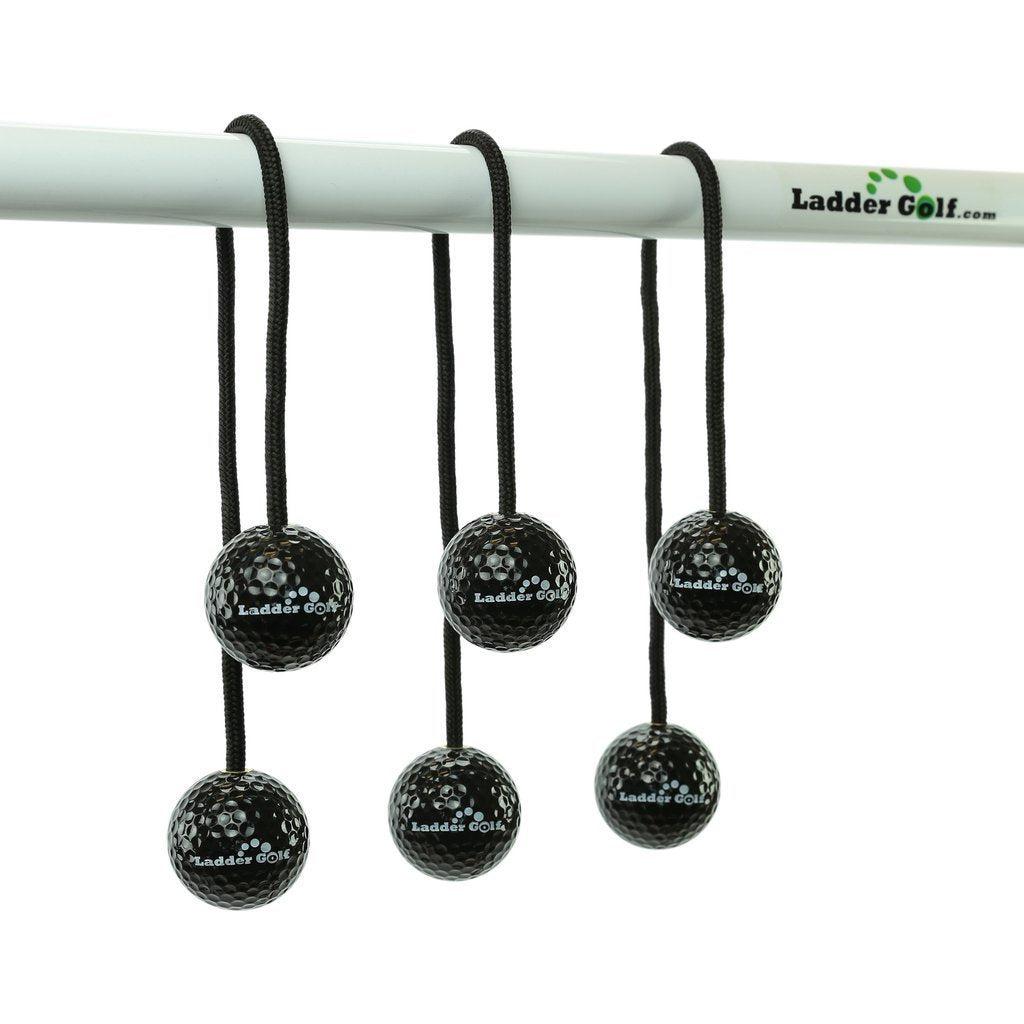 Laddergolf | Stigegolf | Ekstra bolaer -Sort snor-Tilbehør-Uber Games-Svart-Kvalitetstid AS