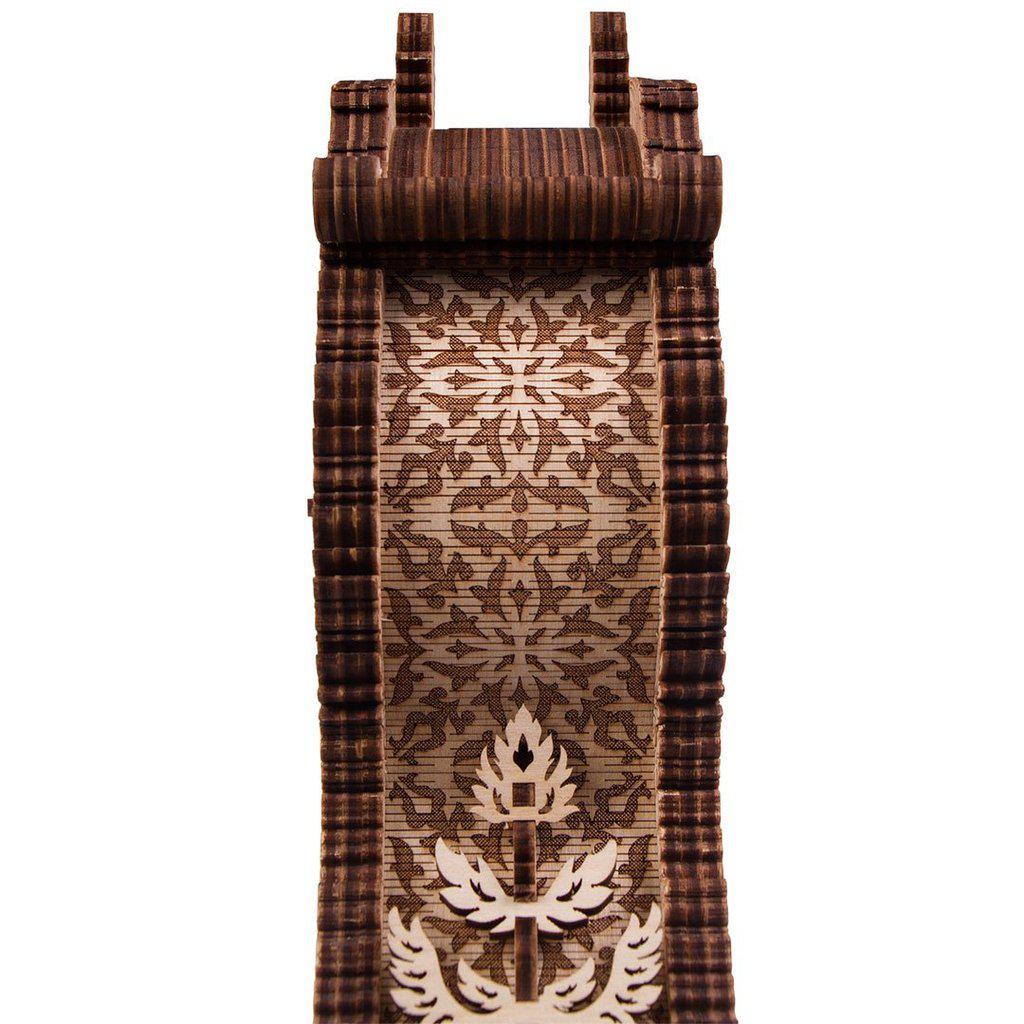 Vintage Clock - 3D mekanisk 3D byggesett i tre fra WoodTrick
