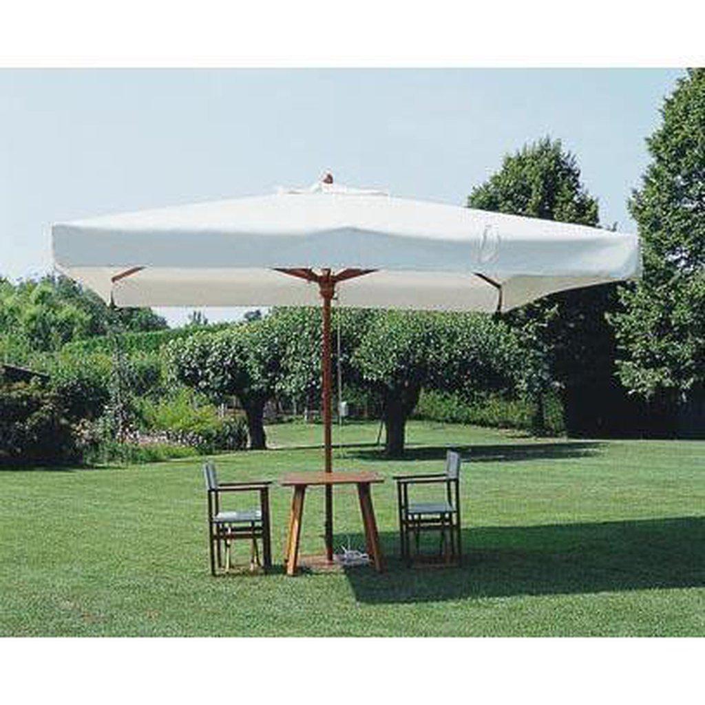 Parasoll Palladio | Midtstilt Teleskopstang-Midtstilte parasoller-Scolaro-5 (rund)-Natur-Uten volanger-Kvalitetstid AS