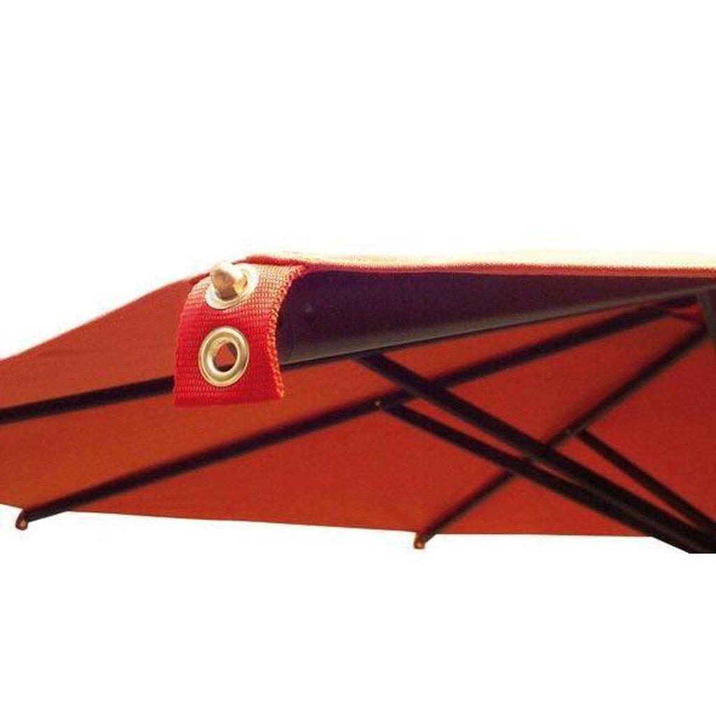 Parasoll Napoli | midstilt stang-Midtstilte parasoller-Scolaro-3.5 (Rund)-Natur-Uten volanger-Kvalitetstid AS