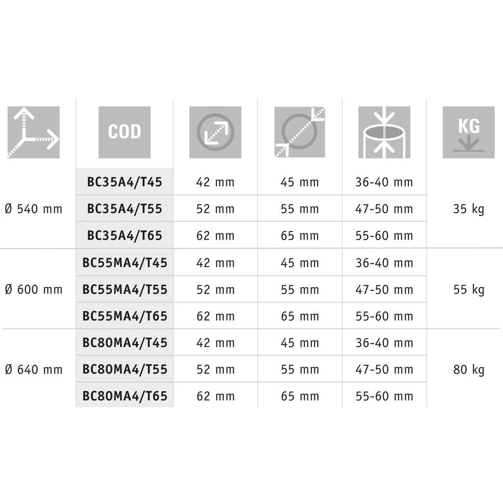 Parasollfot | BC -35/55/80kg-Tilbehør-Scolaro-35kg-Kvalitetstid AS