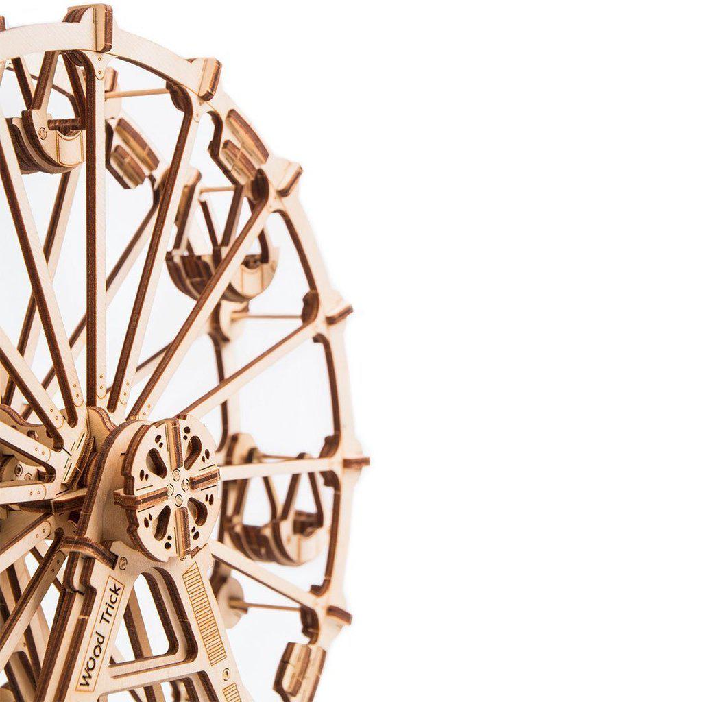 Ferris Wheel - 3D mekanisk 3D byggesett i tre fra WoodTrick