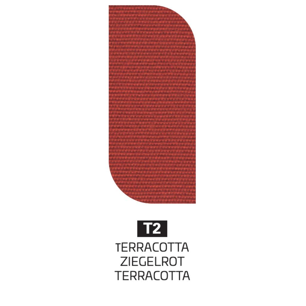 Parasoll Astro | m/sidearm | Starwhite-Parasoller-Scolaro-3x3-Terracotta-Starwhite-Kvalitetstid AS