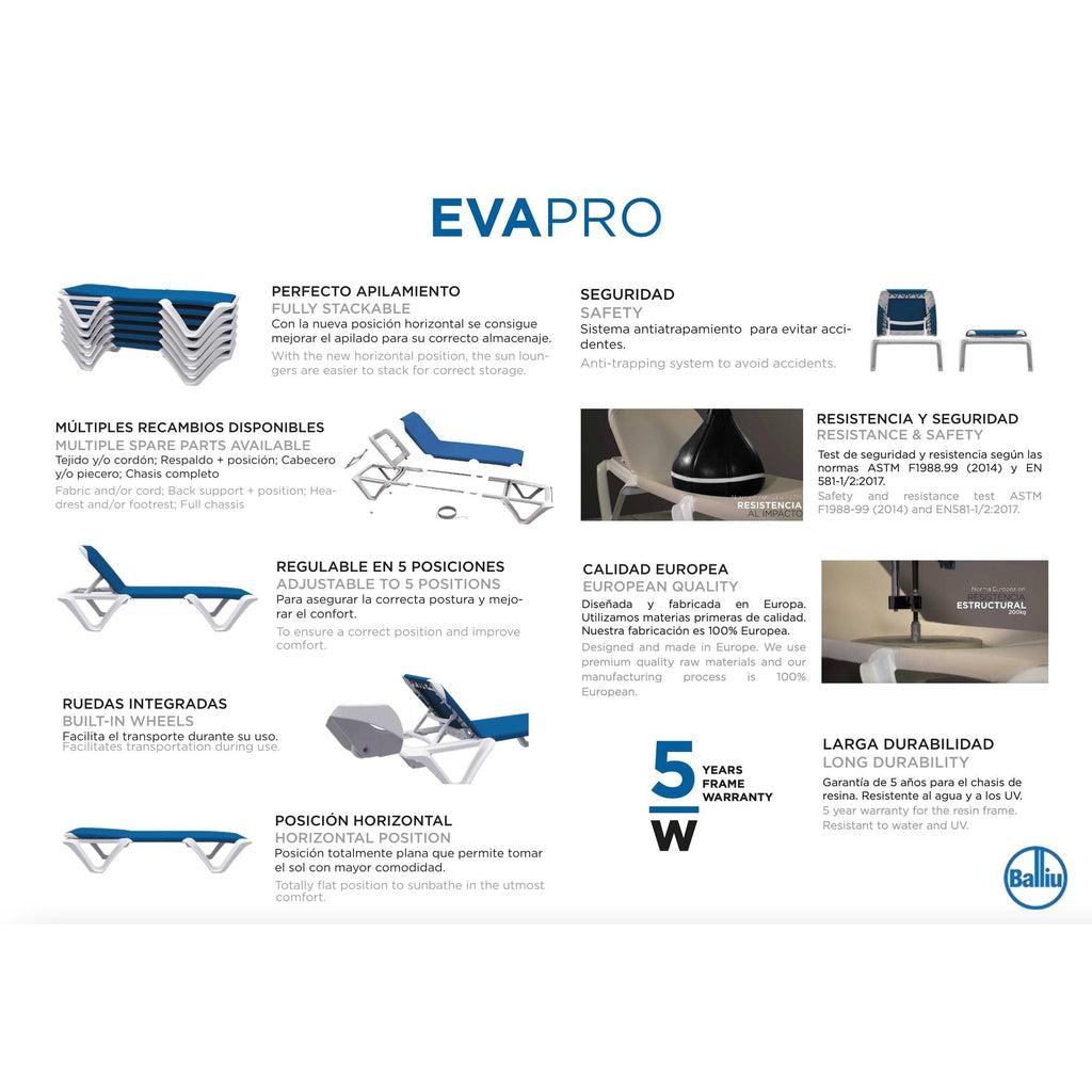 Solseng | Kun Ramme | Eva Pro-Solsenger ramme-Balliu-Eva Pro-White-Kvalitetstid AS