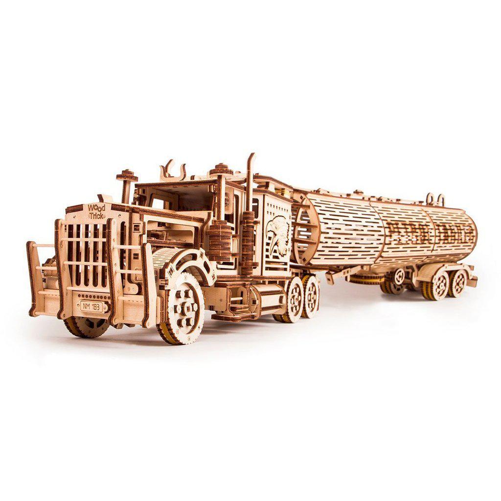 Tank Trailer - 3D mekanisk 3D byggesett i tre fra WoodTrick