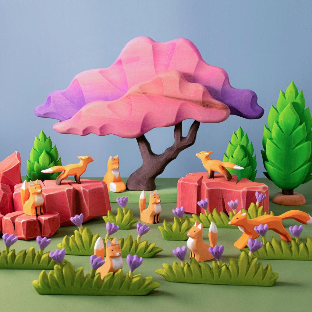 Trefigur - Viftelønn lilla-Trefigurer-Bumbu Toys-Kvalitetstid AS
