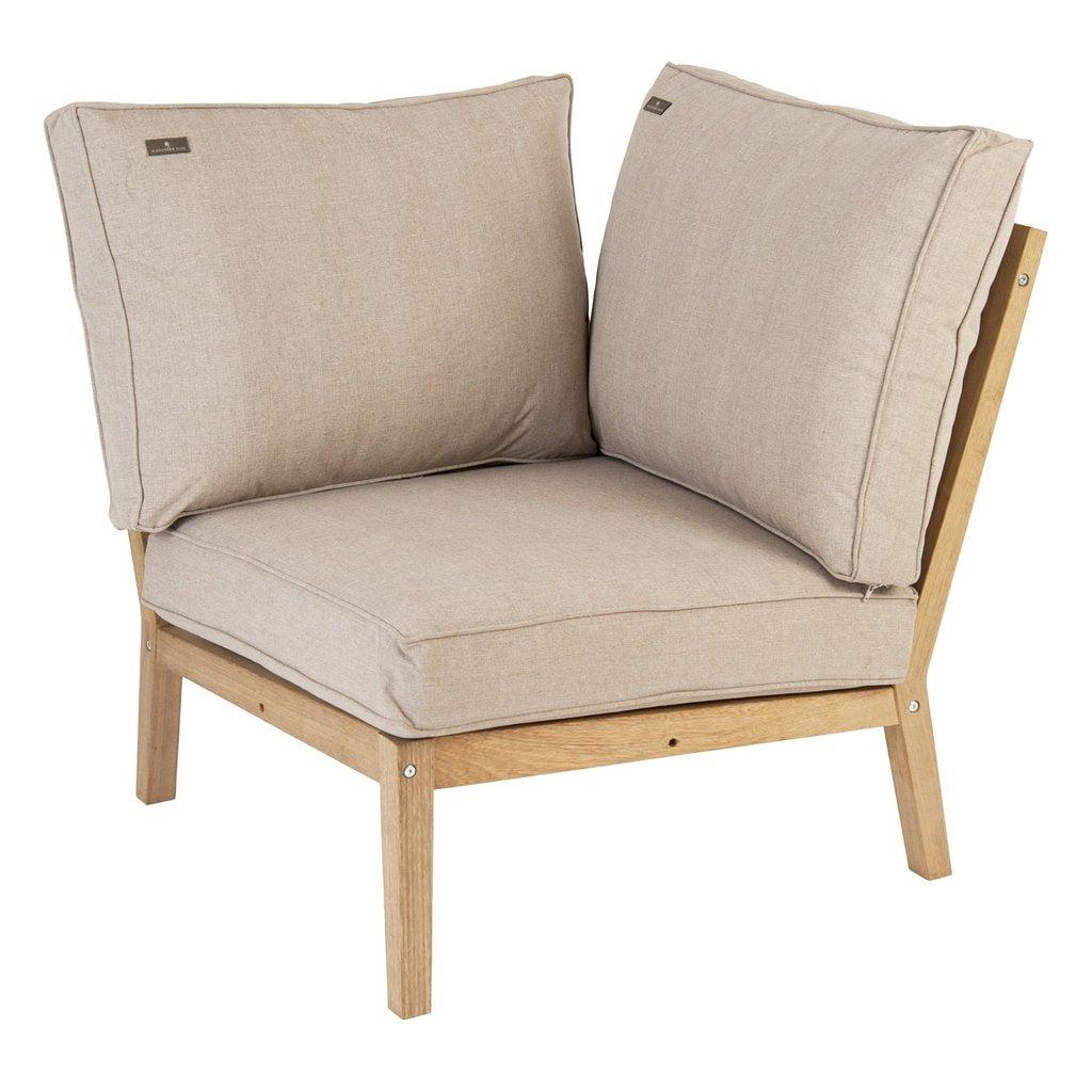 Loungeserien TIVOLI hjørnemodul-Utemøbler-Alexander Rose-Beige-Kvalitetstid AS