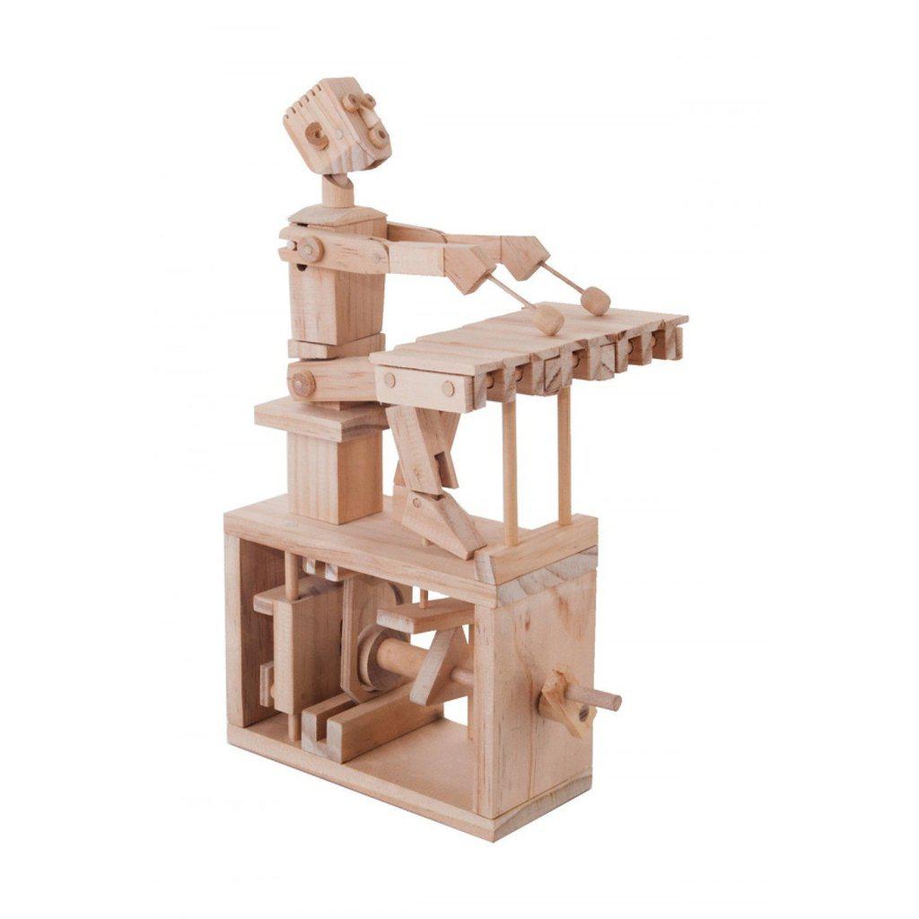 Xylofon spiller | Xylophone Player-Byggesett-Timberkits-Kvalitetstid AS